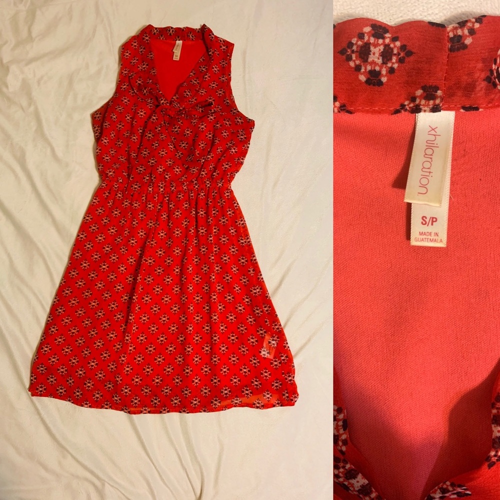 Red sundress